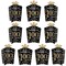 Big Dot of Happiness Adult 100th Birthday - Gold - Table Decorations - Birthday Party Fold and Flare Centerpieces - 10 Count